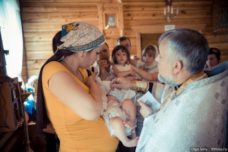 Christening in Russia