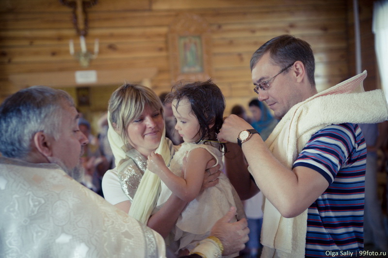 Christening in Russia