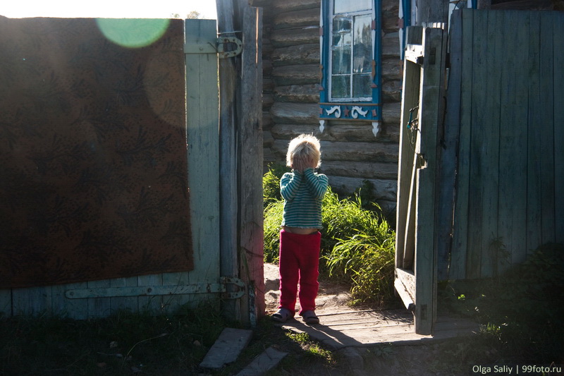 Estonian village Nikolaevka in Russia