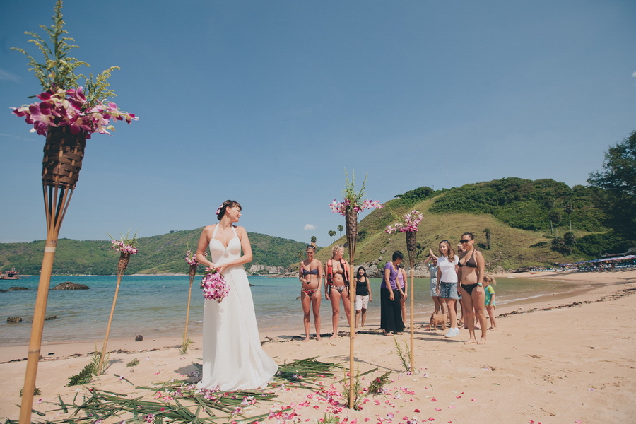 Love story, Phuket, Thailand. Wedding photo