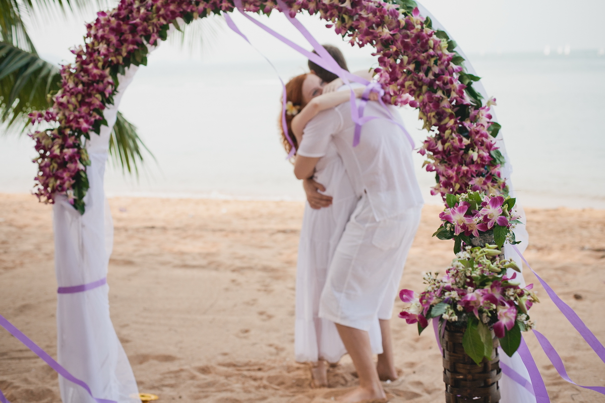 Wedding ceremony in Thailand