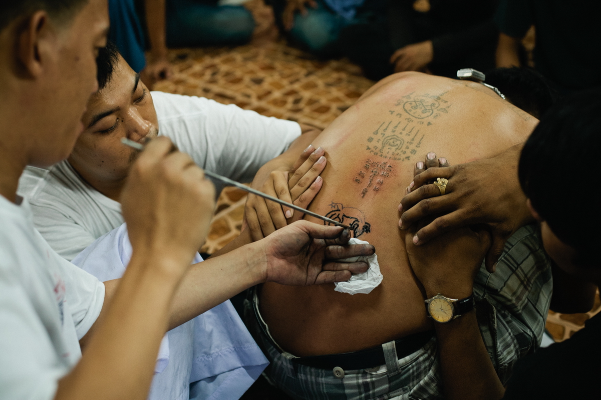 tattoo Sak Yant, Wat Bang Phra