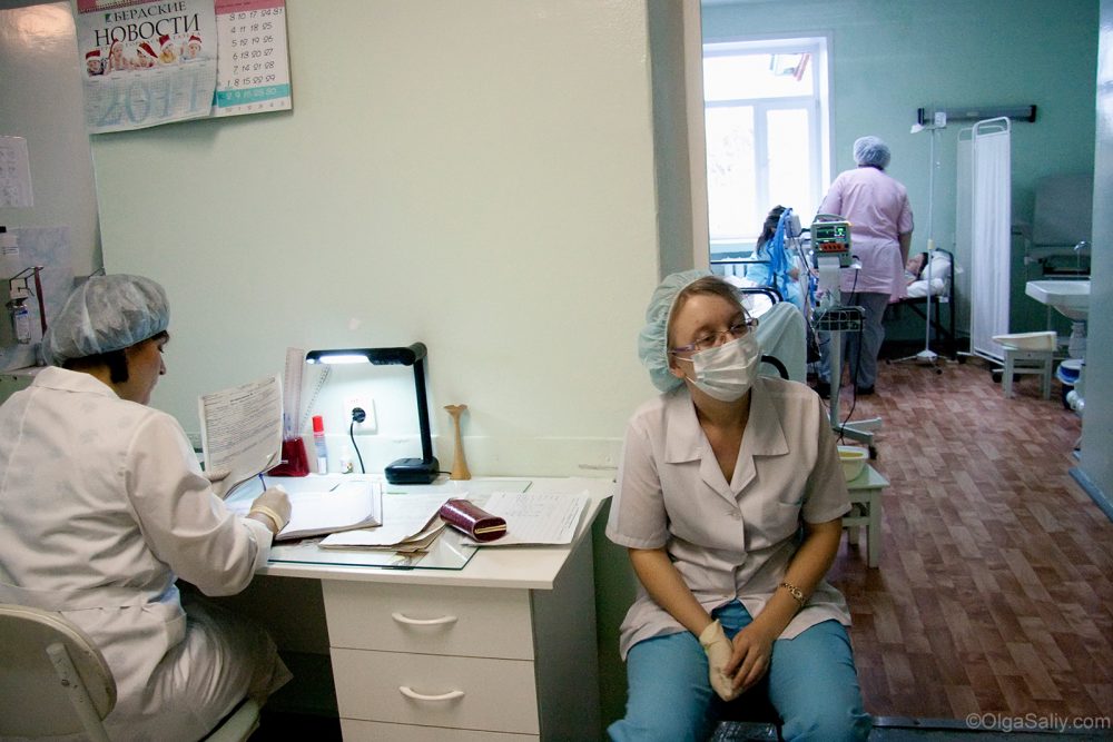 nurse in Maternity hospital