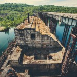 Abandoned Krapivinskaya Dam (Russia)