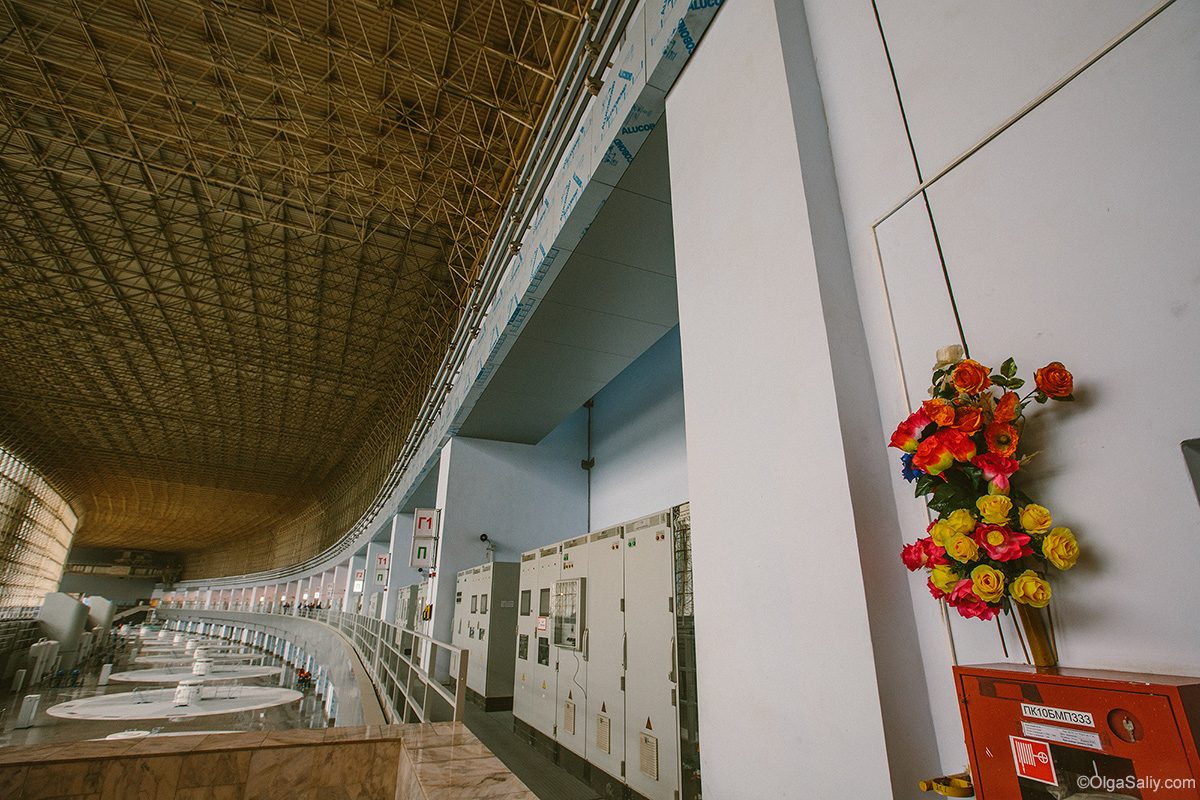 Sayano–Shushenskaya Dam after the accident