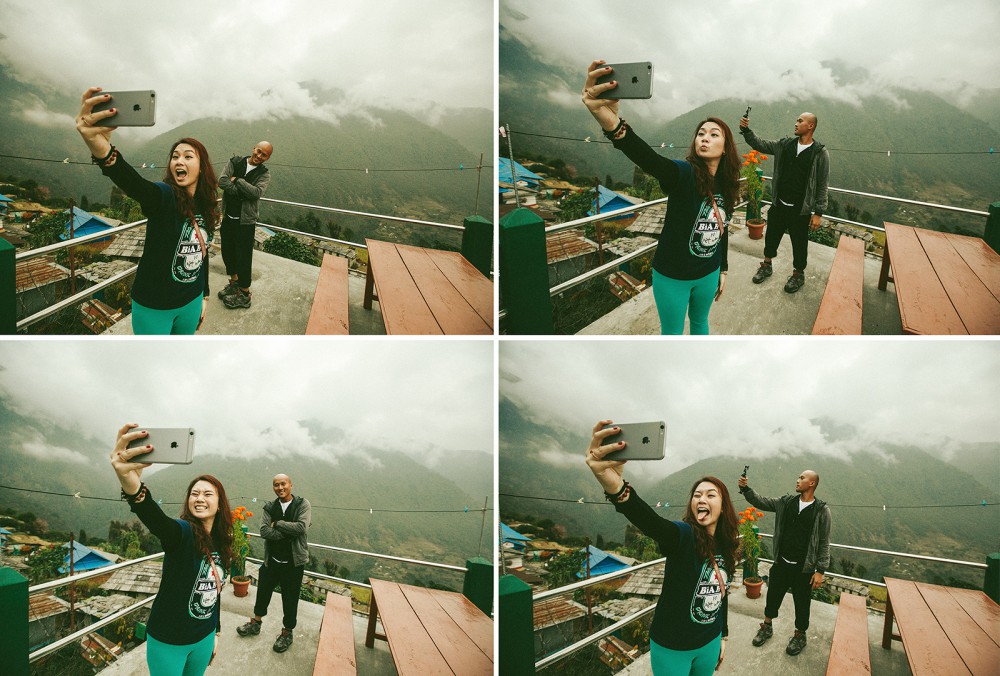 Selfi in Mountains