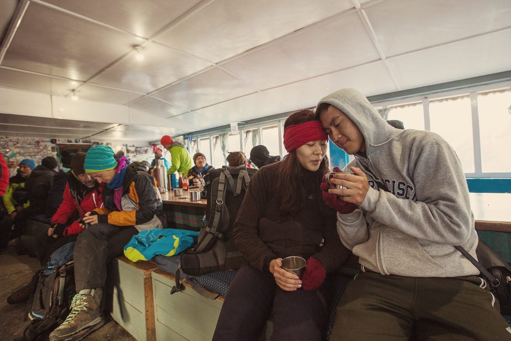 Tea in Annapurna base camp