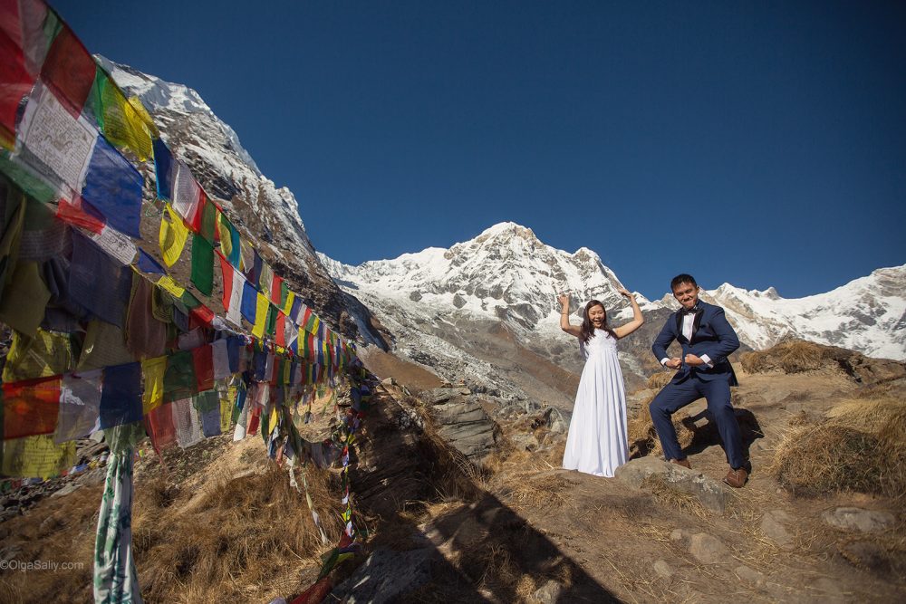 Pre-Wedding Mountain PhotoShoot in Nepal - trekking to Annapurna Base camp (47)