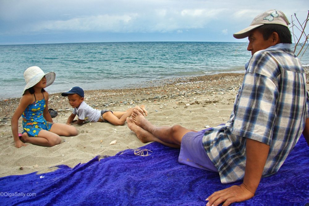 South shore of Issyk-Kul