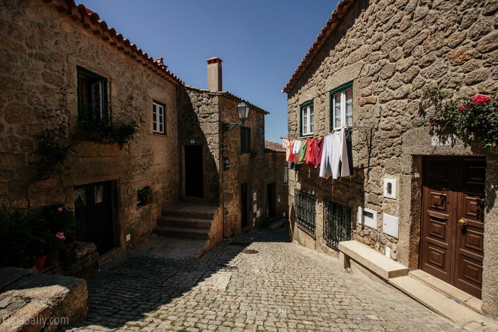 Streets and stone houses in Monsanto