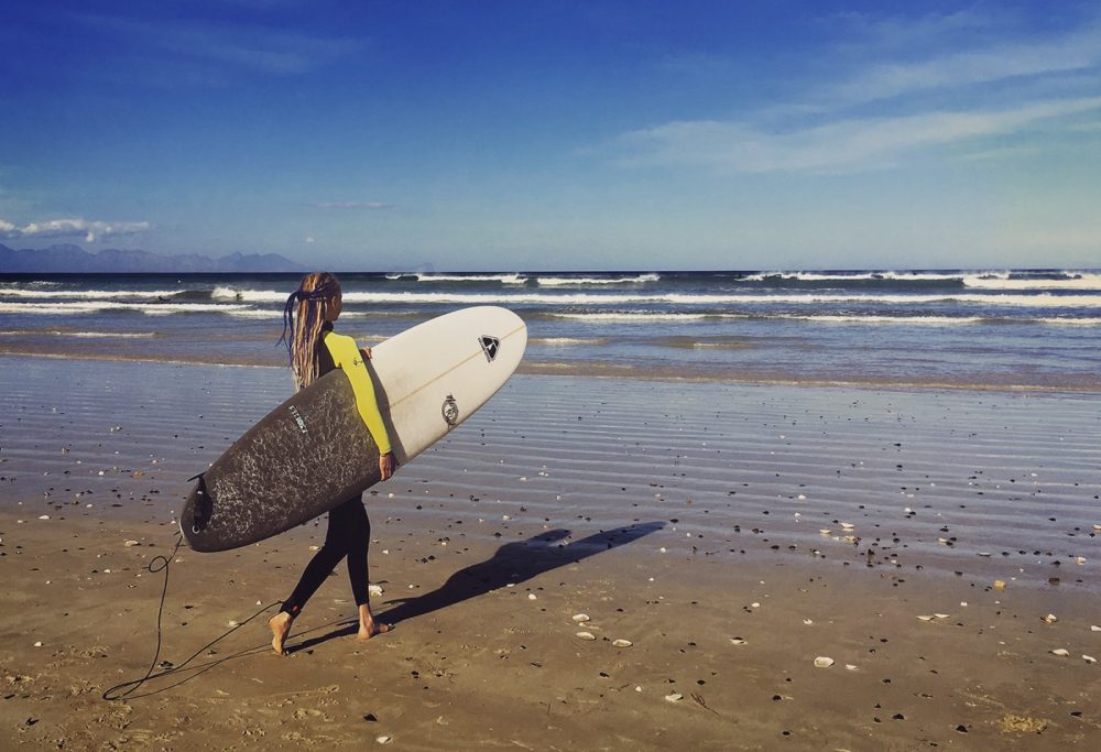 Surfing in Cape Town