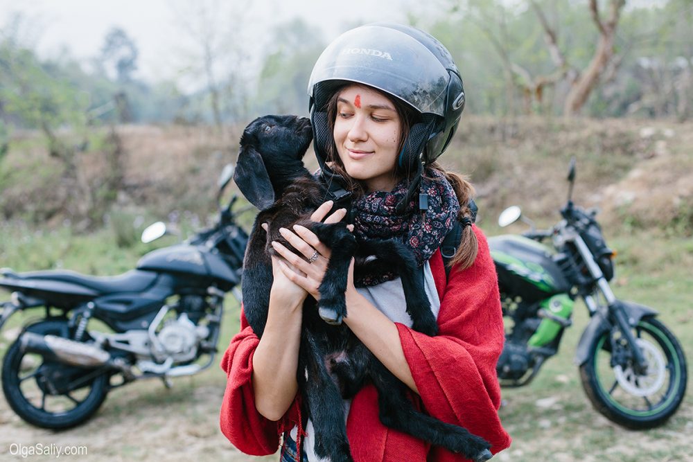 Motorcycle trip in Nepal